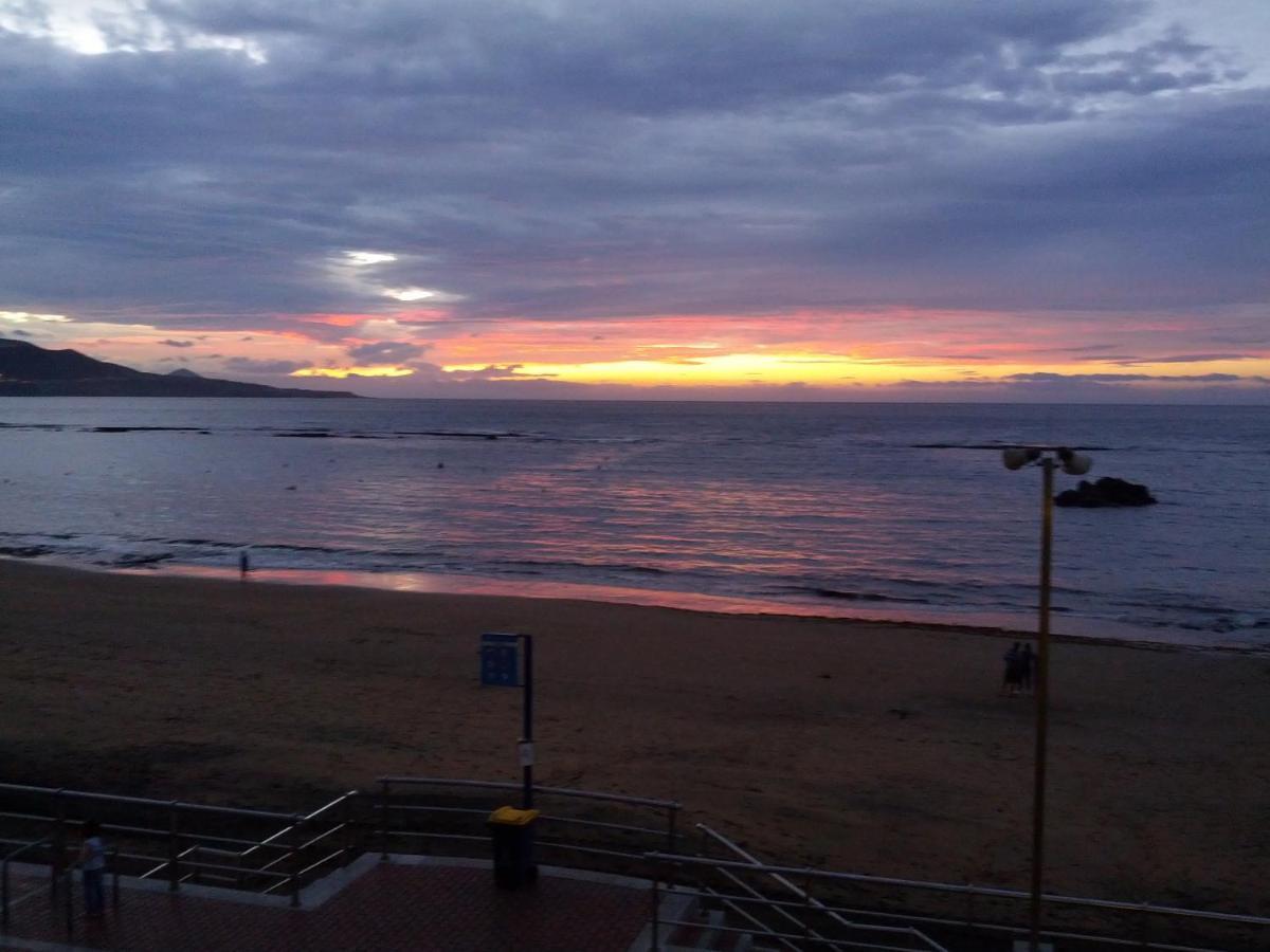 לאס פאלמס דה גראן קנאריה Seafront Terrace Home Las Canteras Beach - Wifi מראה חיצוני תמונה